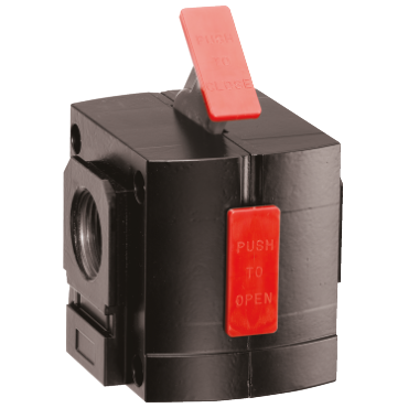 104392-3 LOCK-OUT VALVE,2000SERIES NPT, 3/8"- NPT | ARO (Ingersoll-Rand)