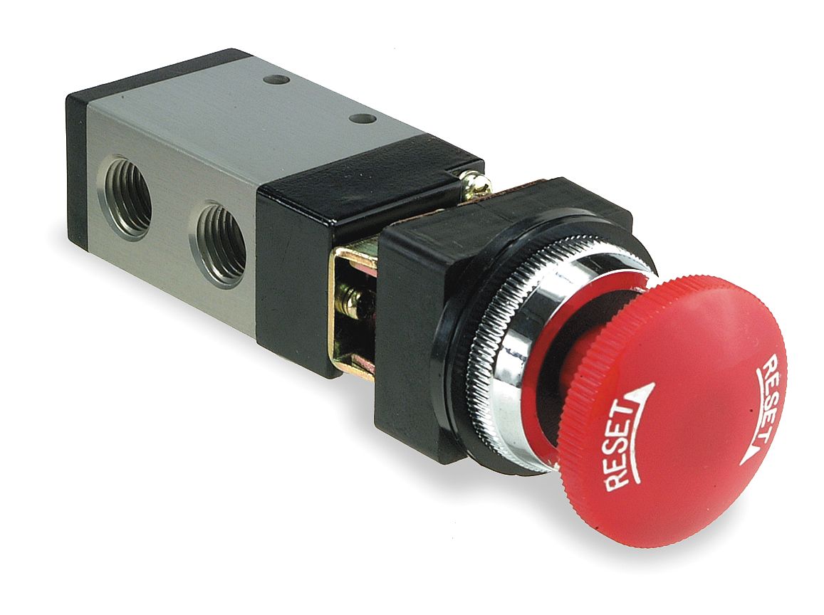 M252HS-15 1/4 3-WAY P B W/DETENT | ARO (Ingersoll-Rand)