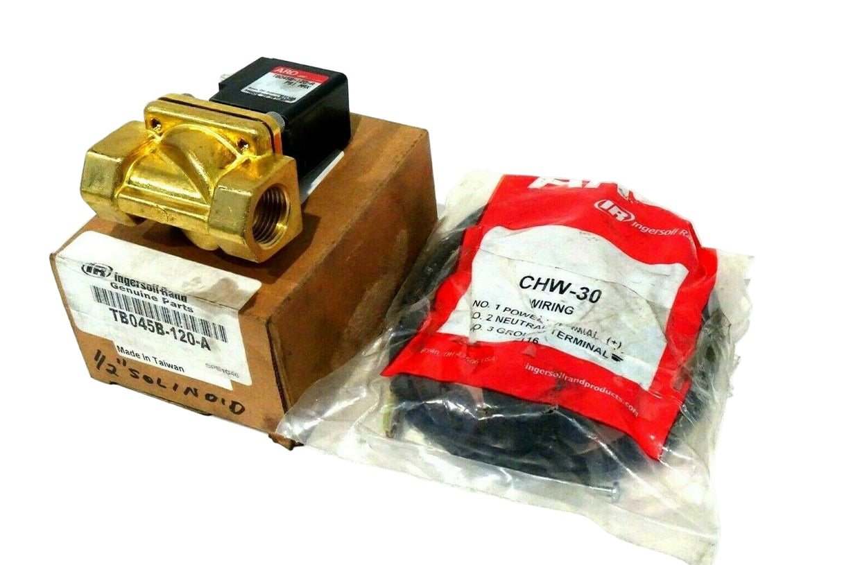 TB045B-120-A 2-WAY VLV,BR,DIR,BUNA | ARO (Ingersoll-Rand)