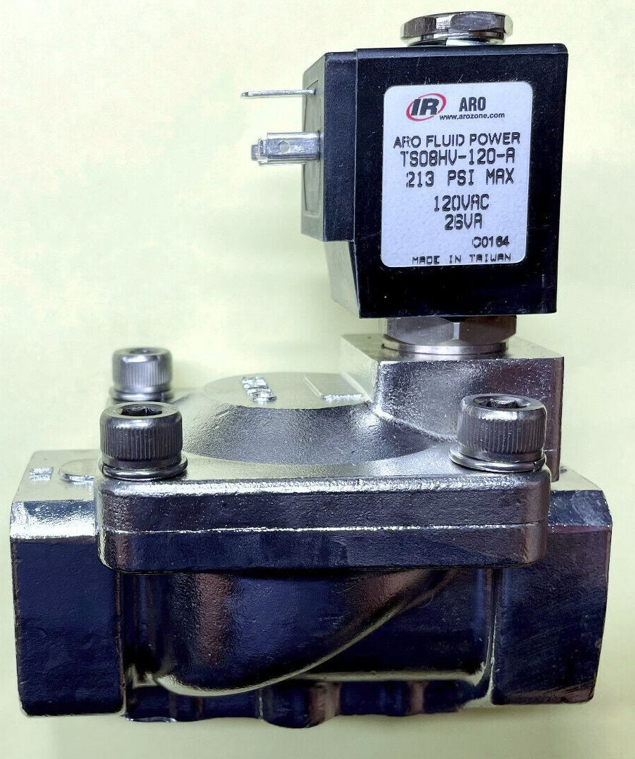 TS08HV-120-A VALVE 304SST ECCN 2B9992-WAY VLV,SS,PIL,VITON | ARO (Ingersoll-Rand)