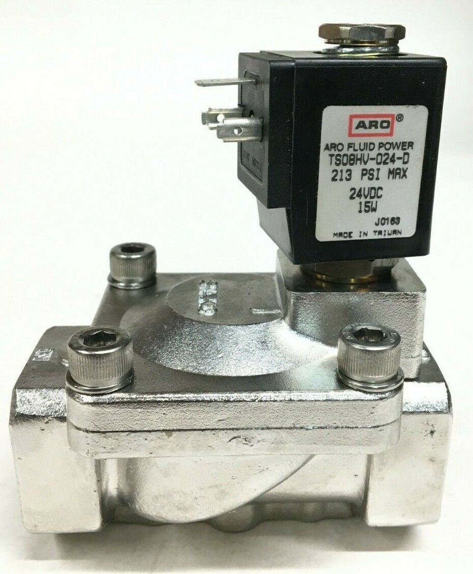 TS08HV-024-D VALVE 304SST ECCN 2B9992-WAY VLV,SS,PIL,VITON | ARO (Ingersoll-Rand)