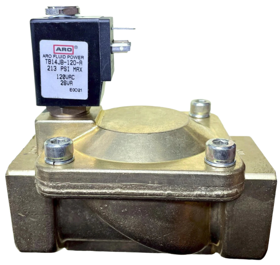 TB14JB-120-A 2-WAY VLV,BR,PIL,BUNA | ARO (Ingersoll-Rand)