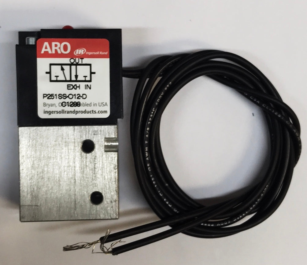 ARO 1/8" NPT 12VDC 3 Way, 2 Position Valve