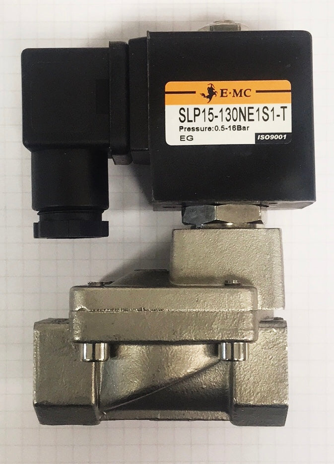 EMC 120 VAC Normally Closed 1/2” NPT Valve