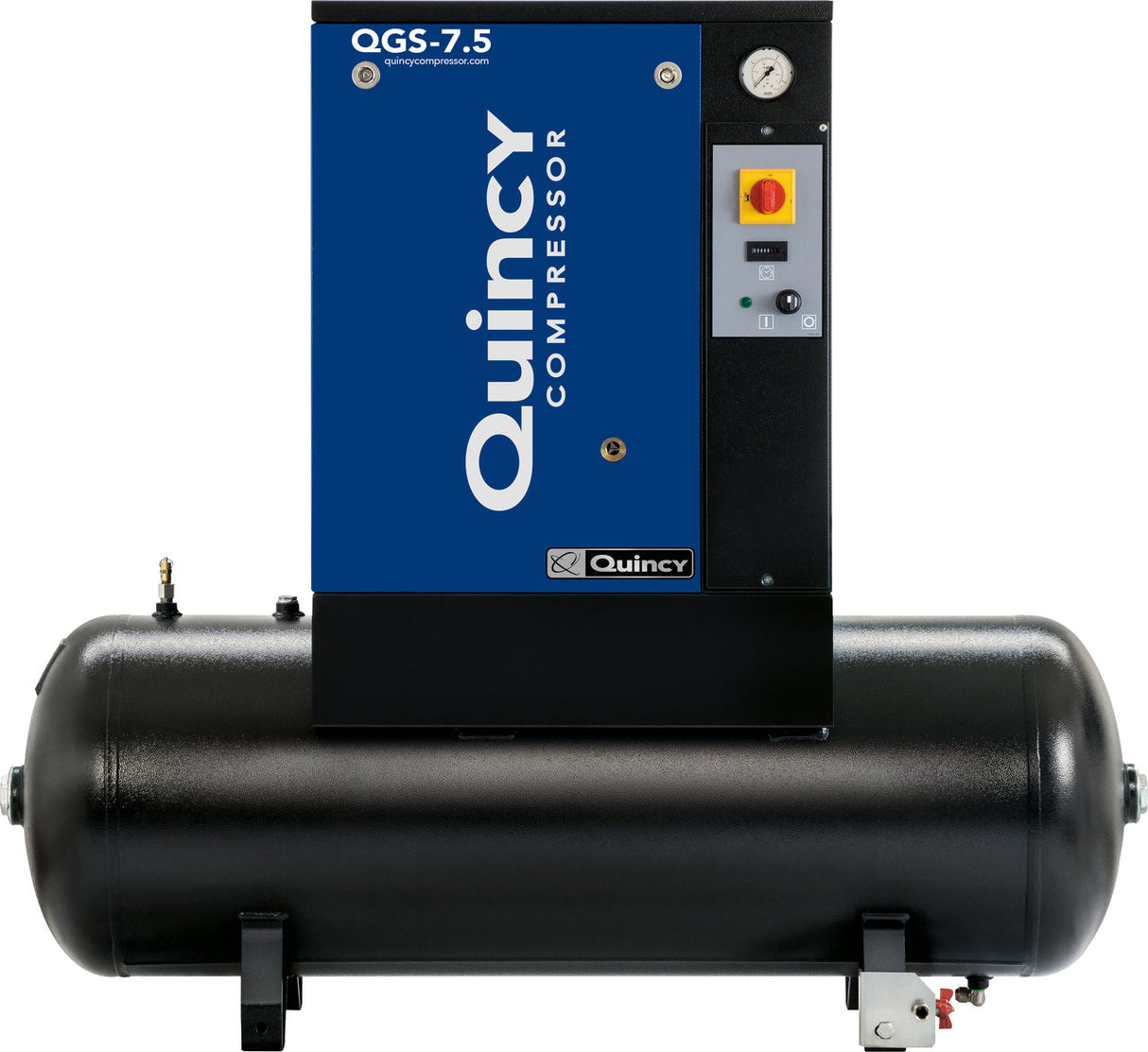 Quincy 7.5-HP Screw Compressor w. Tank (230 Volt 1-Phase)
