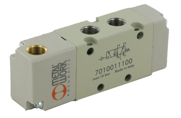 1/4" NPT 5/2 SINGLE PILOT VALVE PNV 35 PNS OO