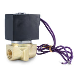 1/4" 110V AC Electric Brass Solenoid Valve