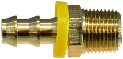 Male Rigid Push on Hose Barb