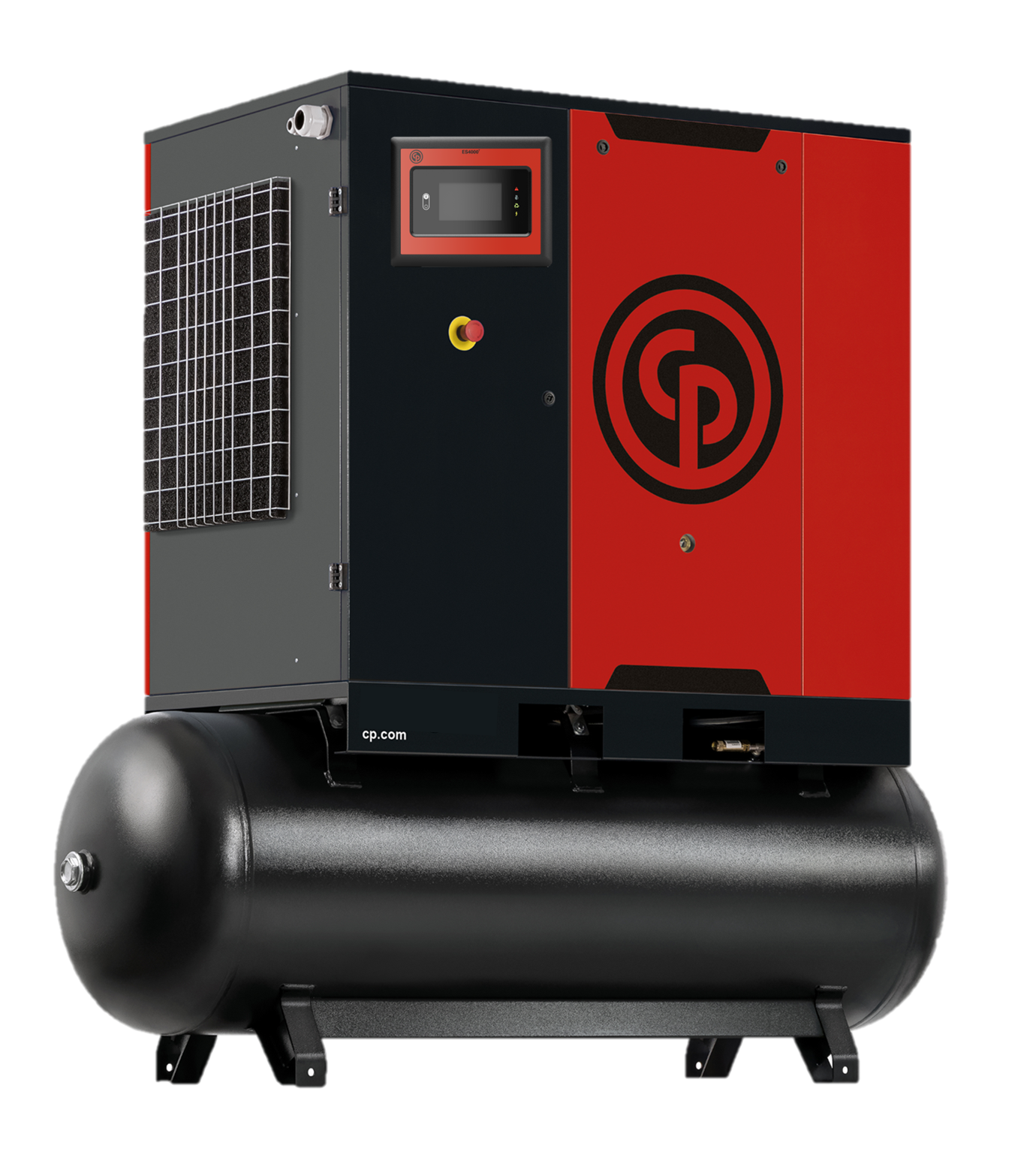 Chicago Pneumatic CPBg 25 HP Tank Mount Rotary Screw Air Compressor | 100.6 CFM@150 PSI, 208-230/460 volt, 3 Phase | 4152030662