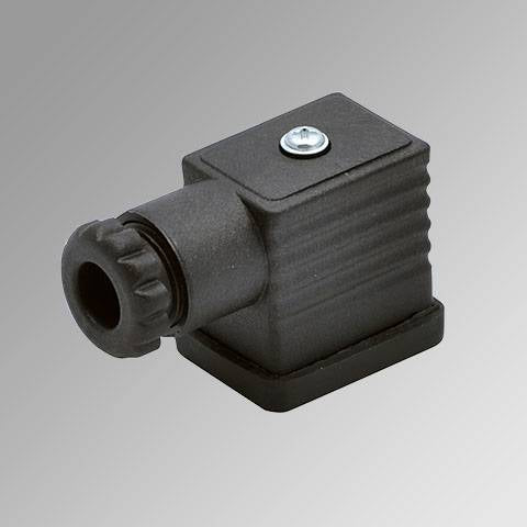 Standard Black Din Connector for Metal Work 22mm Coil | All Pneumatic – All Pneumatic Co.