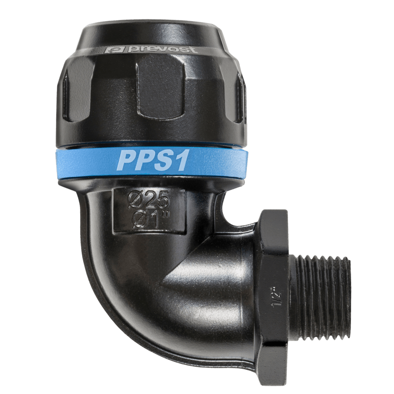 Prevost MNPT Pipe to Threaded Elbow