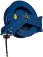 Rapidair 3/8" by 50' Dual Arm Auto Rewind Hose Reel, 3/8 I.D x 50', Blue